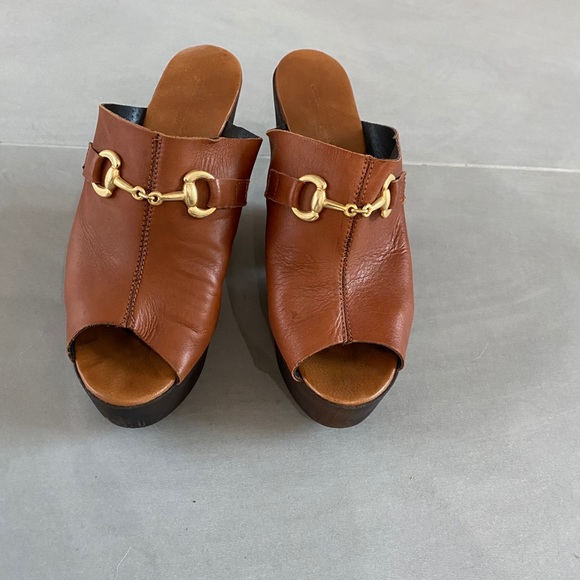 Charles David Tan Platforms with Horsebit Buckle - Picture 4 of 4